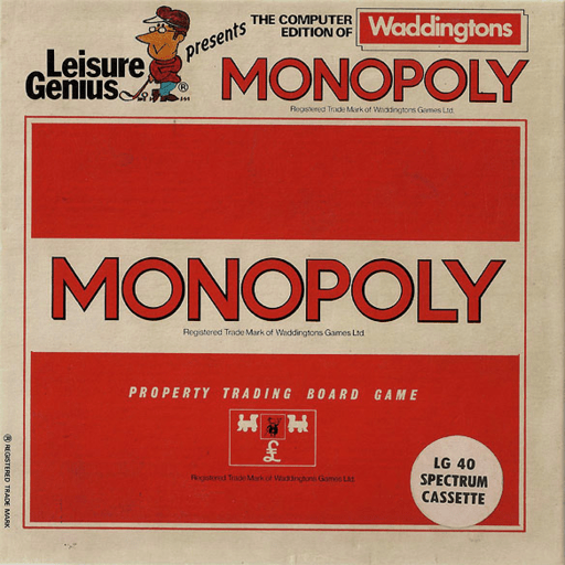 Monopoly box art for ZX Spectrum